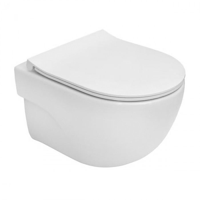 Підвісний безободковий унітаз Roca MERIDIAN Rimless CPT A34H242000