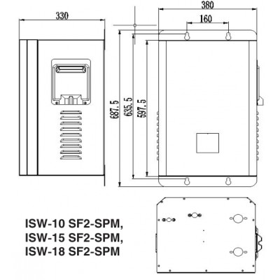 Тепловой насос воздух-вода IDEA PRO ISW-10SF2-DN1/ISW-10SF2-SPM