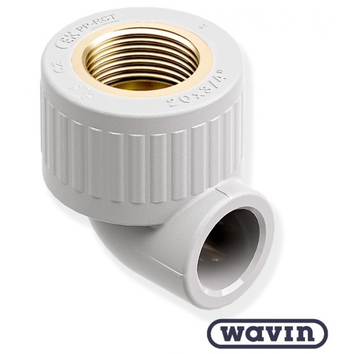 Кут з внутрішнім різьбленням WAVIN Ekoplastik 20х1/2" SKOI02020RCT
