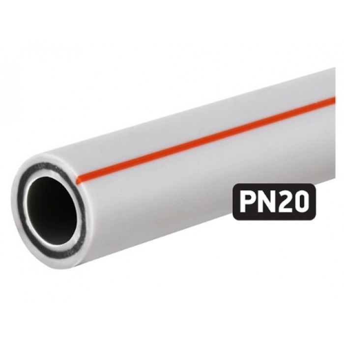 Труба композит Koer PPR 50x8,4 PN20 армована скловолокном (KR0236)