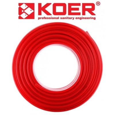 Труба для теплого пола KOER PERT EVOH (RED) 16х2.0 200м (KR2622)
