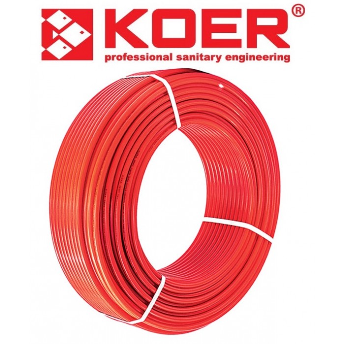 Труба для теплого пола KOER PEX-A EVOH 16х2.0 200м (EE0003)