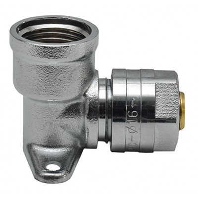 Колено установочное разборное Raftec 16х1/2" UVL-1601