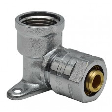 Колено с настенным креплением Raftec 16х1/2" UVL-1601