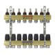 Колектор теплої підлоги Raftec Gold 1"х3/4" на 8 виходів (LCR-1.8) Колектор теплої підлоги Raftec Gold 1"х3/4" на 8 виходів (LCR-1.8)