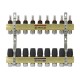 Коллектор теплого пола Raftec Gold 1"х3/4" на 9 выходов (LCR-1.9) Коллектор теплого пола Raftec Gold 1"х3/4" на 9 выходов (LCR-1.9)