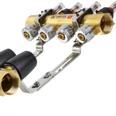 Коллектор теплого пола Raftec Gold 1"х3/4" на 3 выхода (LCR-1.3)