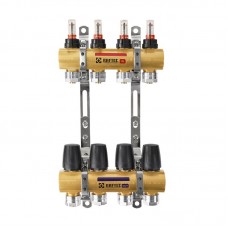 Коллектор теплого пола Raftec Gold 1"х3/4" на 2 выхода (LCR-1.2)