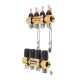 Коллектор теплого пола Raftec Gold 1"х3/4" на 3 выхода (LCR-1.3)
