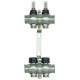 Коллектор теплого пола Raftec INOX 1"х3/4" на 2 выхода (RC03-02)