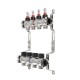 Коллектор теплого пола Raftec INOX 1"х3/4" на 3 выхода (RC03-03)