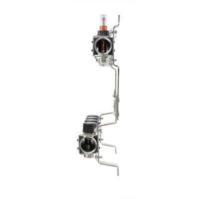Коллектор теплого пола Raftec INOX 1"х3/4" на 3 выхода (RC03-03)