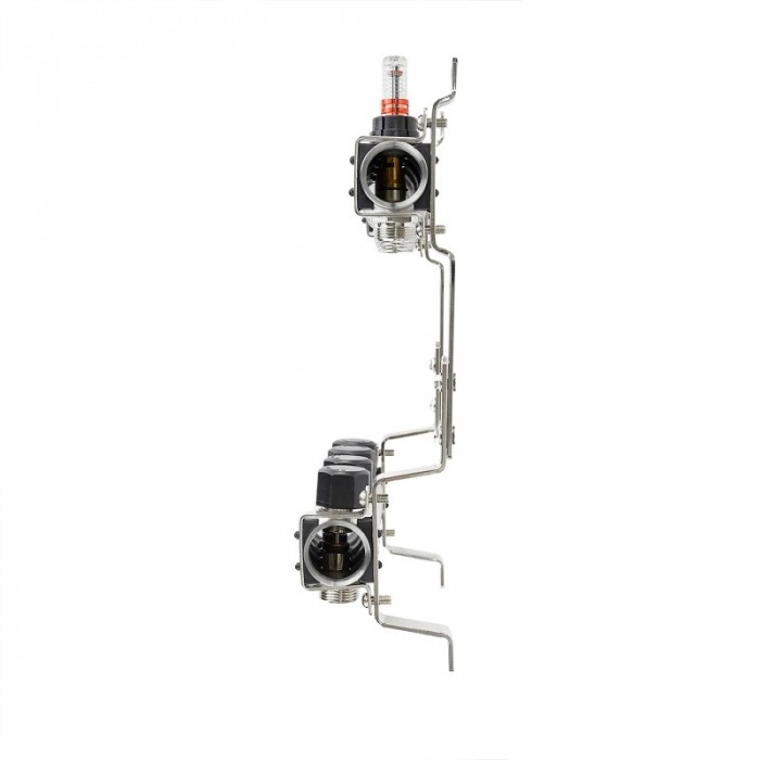 Коллектор теплого пола Raftec INOX 1"х3/4" на 3 выхода (RC03-03)