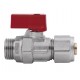 Кран для металлопластиковой трубы Thermo Alliance Forte 16х1/2" SF262W15 НР