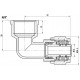 Кутник з внутрішнім різьбленням Thermo Alliance Forte 16х1/2" SF174W1615