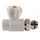 Кран радиаторный прямой Thermo Alliance 20х1/2"(латунный шар)