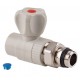 Кран радиаторный прямой Thermo Alliance 20х1/2"(латунный шар)
