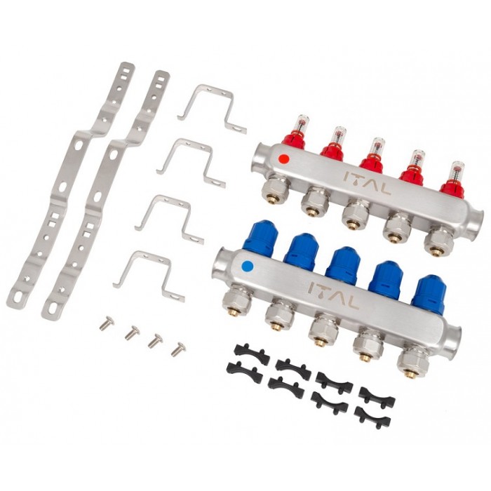 Колектор теплої підлоги ITAL HC1-05 x 3/4" на 5 виходів
