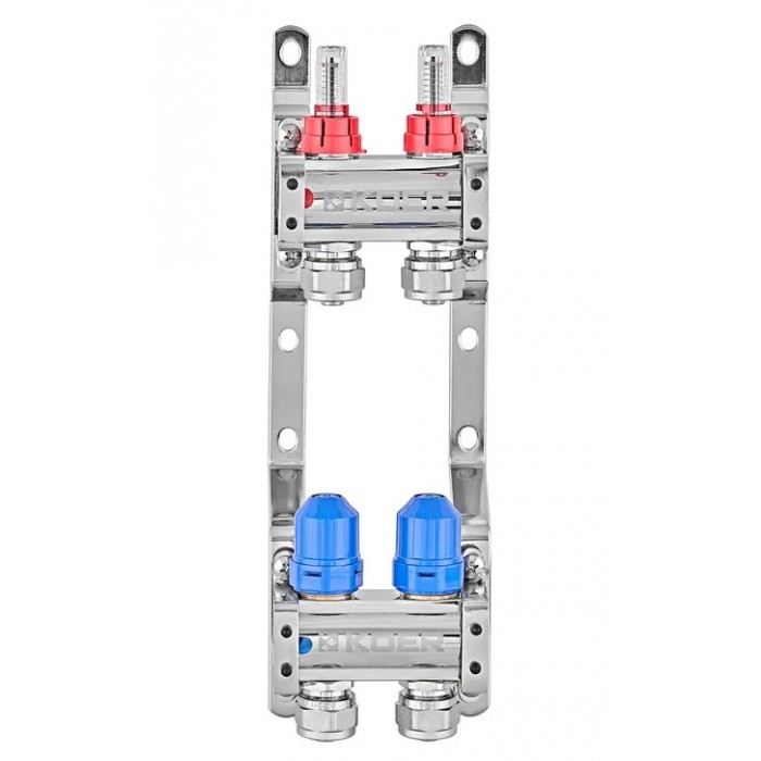 Коллектор теплого пола KOER KR.1210-2 на два выхода (KR5264)