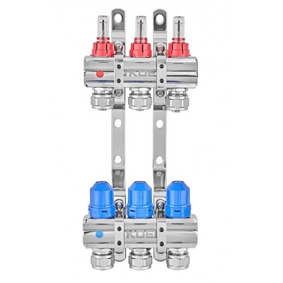 Коллектор теплого пола KOER KR.1210-3 на три выхода (KR5265)