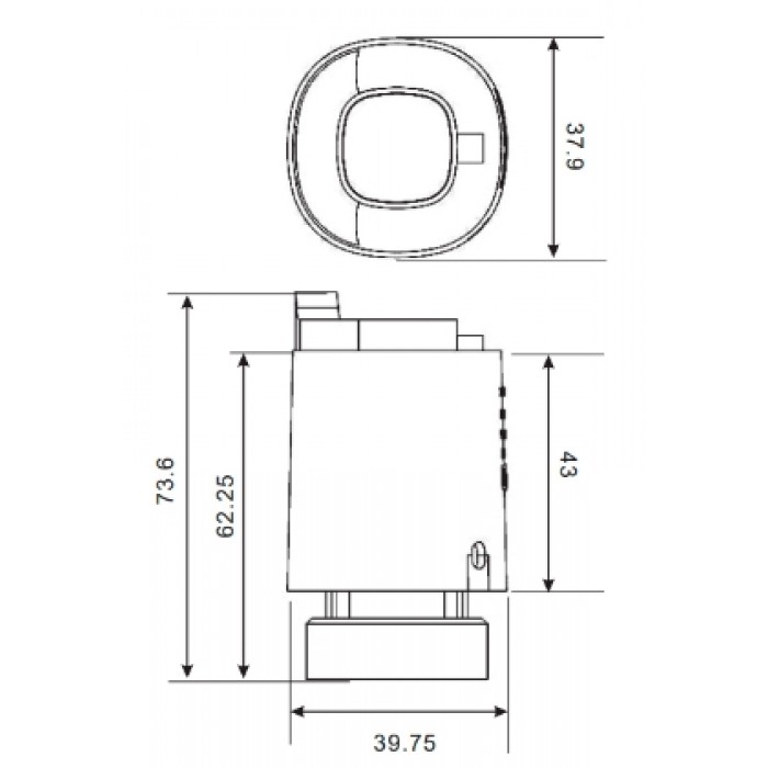 Сервопривод Koer KR.1342 М30x1,5 NC 230V (KR4968)