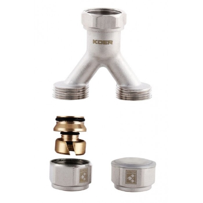 Роздільний вузол KOER KR.1150 16х3/4" з євроконусами Роздільний вузол KOER KR.1150 16х3/4" з євроконусами