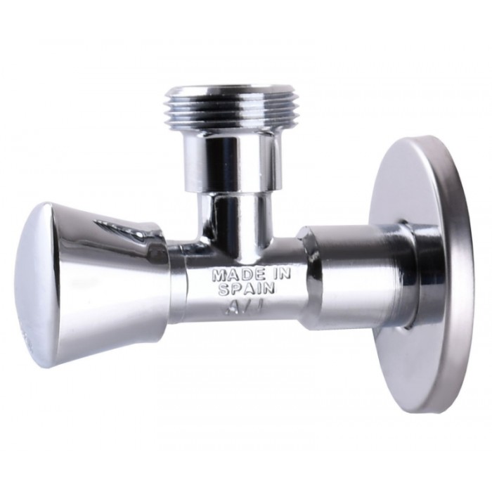 Приладовий кутовий кран ARCO 1/2"х3/4 (+3/8)" Z0915 REGULA