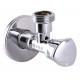 Приладовий кутовий кран ARCO 1/2"х3/4 (+3/8)" Z0915 REGULA