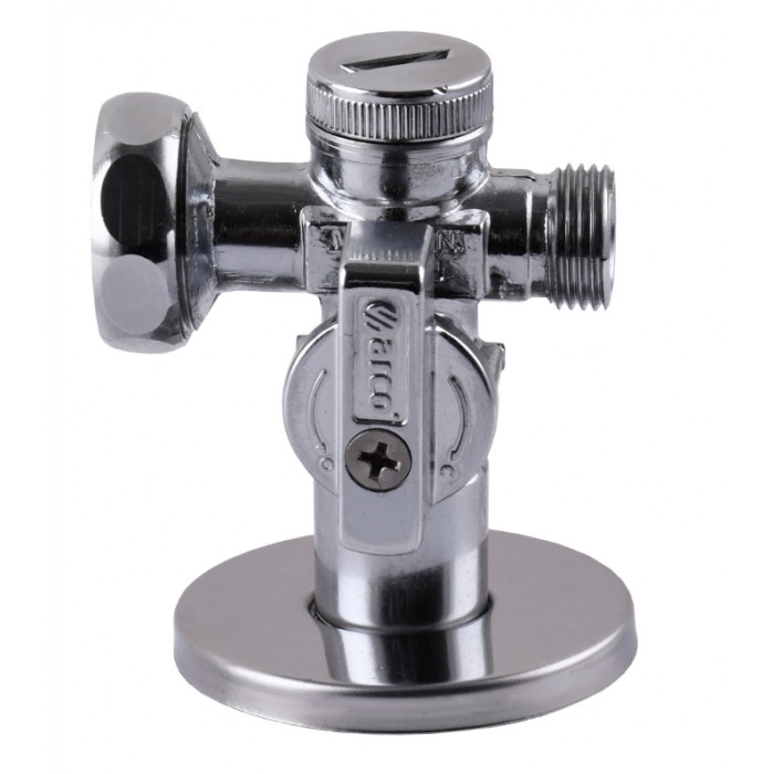 Приборный угловой двойной кран ARCO 1/2"х3/4"х3/8" DUAL29 Приборный угловой двойной кран ARCO 1/2"х3/4"х3/8" DUAL29