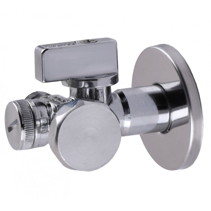 Приладовий кутовий подвійний кран ARCO 1/2"х3/4"х3/8" DUAL29