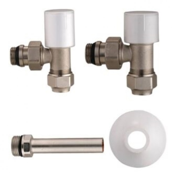 Комплект кутових радіаторних кранів ASG Smart 1/2"