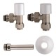 Комплект угловых радиаторных кранов ASG Smart 1/2"
