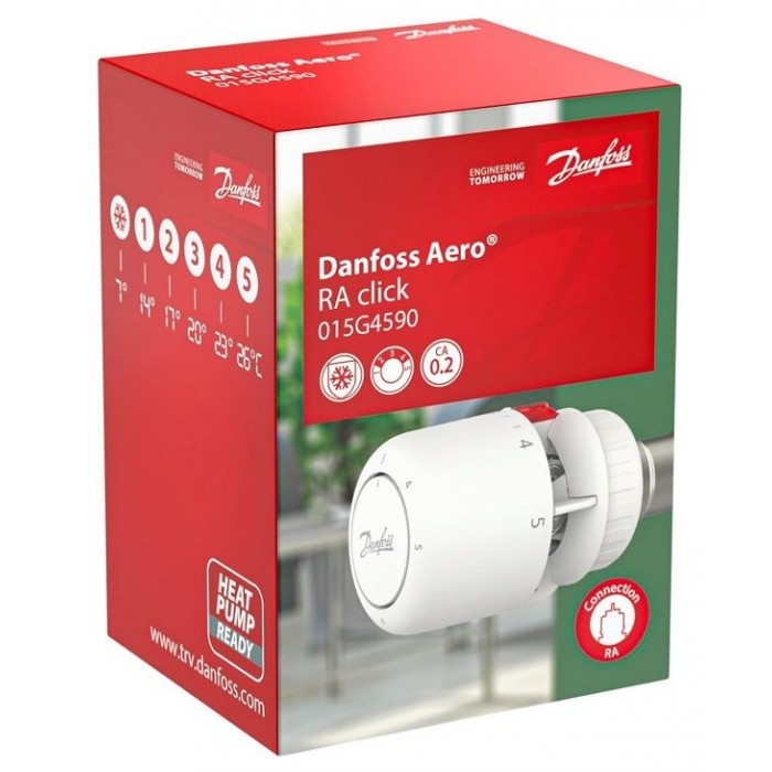 Термостатическая головка Danfoss Aero RA click (015G4594)