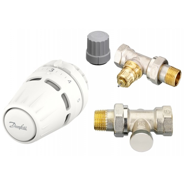 Комплект радіаторний прямий Danfoss 015G5302