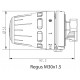 Комплект нижнего подключения прямой Danfoss 015G5308 Regus M30x1.5