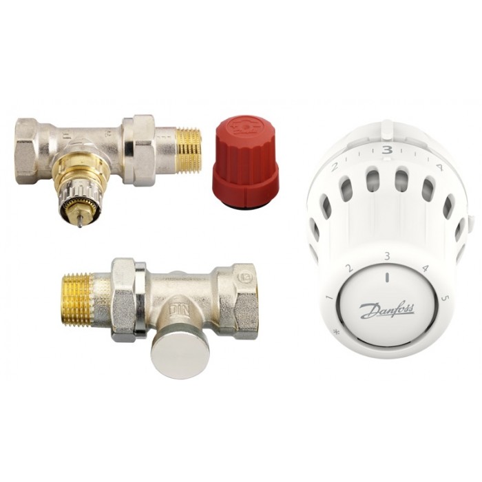 Комплект радіаторний прямий Danfoss 015G5348