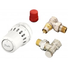 Комплект радиаторный угловой Danfoss 015G5349 (React RA+RA-FN+RLV-S)