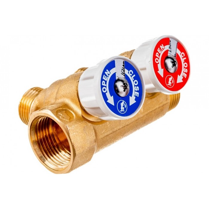 Колектор для води Giacomini 3/4"х1/2" на 2 виходи R585CY072 Колектор для води Giacomini 3/4"х1/2" на 2 виходи R585CY072