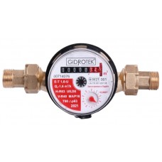 Счетчик горячей воды Gidrotek E-T 1,6U 1/2" 110 мм