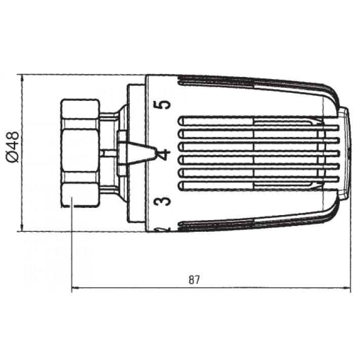Термоголовка HERZ CLASSIC M28x1.5 1726006
