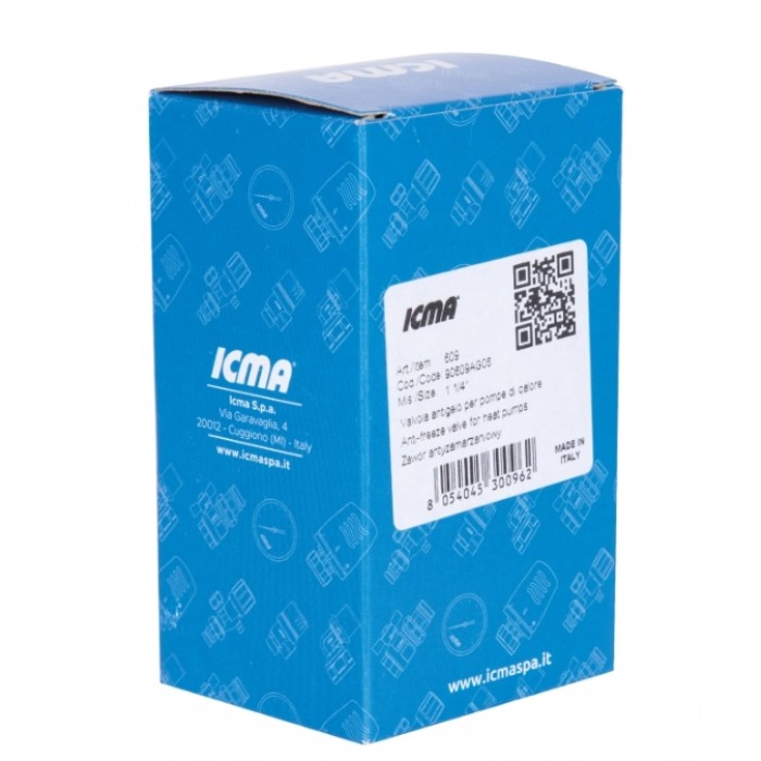 Клапан антифриз для тепловых насосов ICMA №609 1 1/4" (90609AG06)