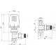 Комплект термостатический ICMA №KIT G1100+774-940+805-940 угловой