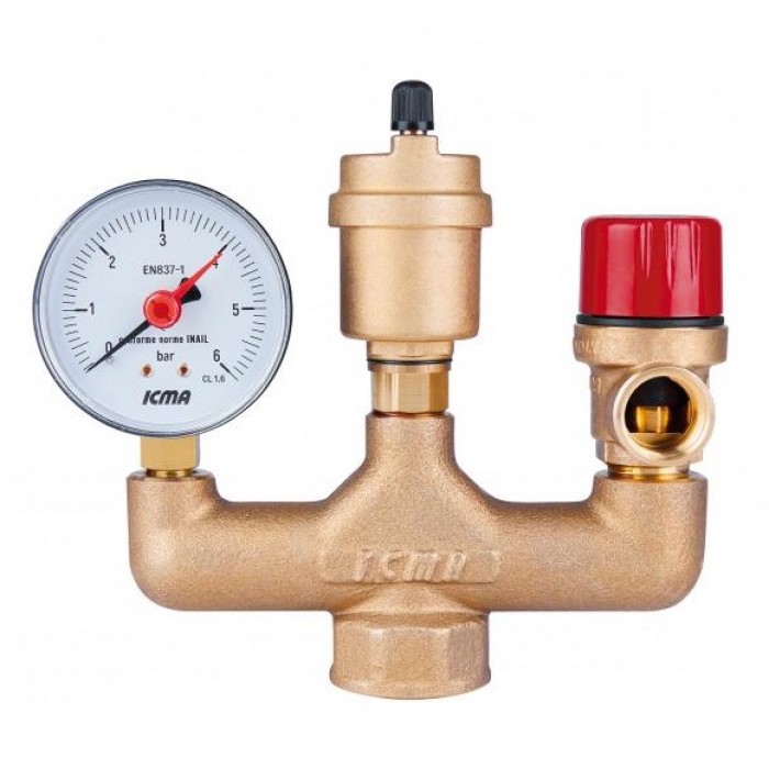 Група безпеки котла ICMA 1" GS02