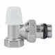 Угловой радиаторный кран ICMA 1/2" №805+940 отсечной