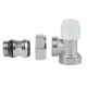 Угловой радиаторный кран ICMA 1/2" №805+940 отсечной