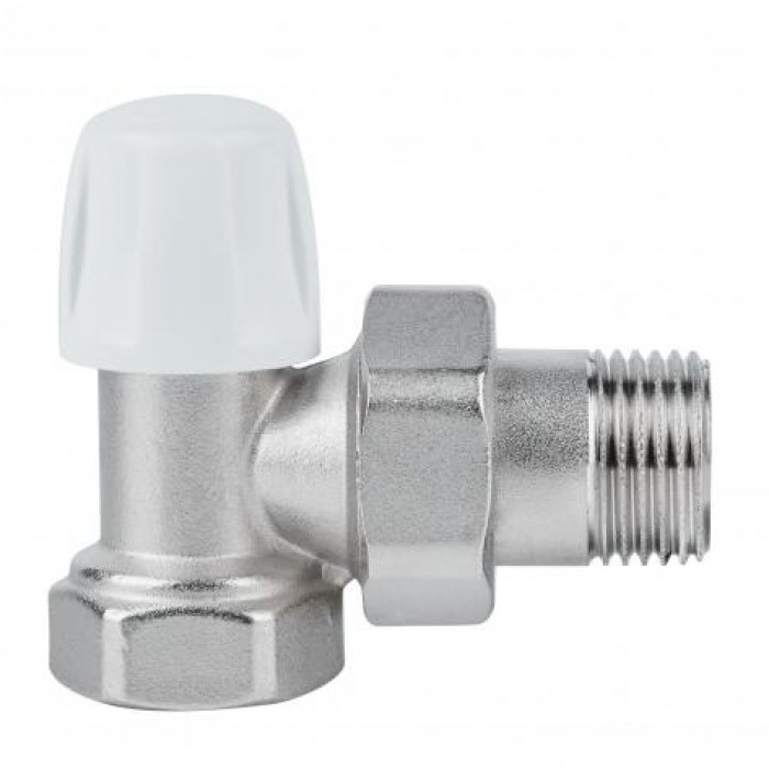 Угловой радиаторный кран ICMA 1/2" №805 отсечной