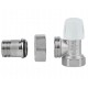 Угловой радиаторный кран ICMA 1/2" №805 отсечной