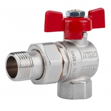 Кран угловой ICMA 1/2" FAR. ROSSA №361 с американкой