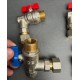 Комплект кранов для подключения газового котла KOER KR.1324 угловой