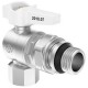Кутовий кульовий кран з американкою MIRAYA 1/2" PN40 (104501)
